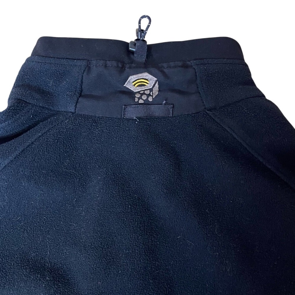 Mountain Hardwear Womens Black Gore Windstopper Fleece Full Zip Jacket Size 10 - Picture 7 of 10